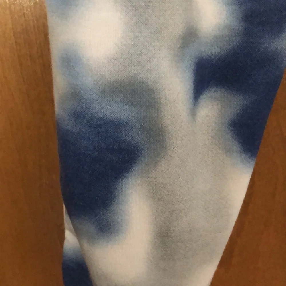 Jessica Simpson blue grey tie dye 2 pc sweat suit